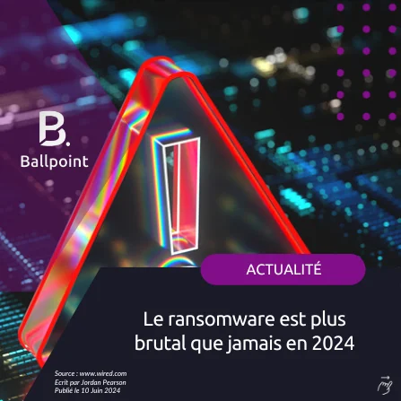 Ballpoint LinkedIn carousel: ransomware more brutal than ever in 2024