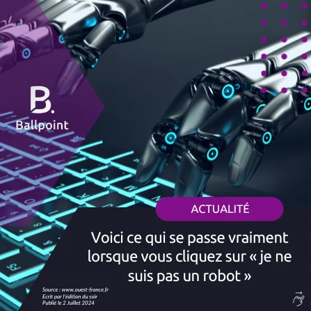 Ballpoint LinkedIn carousel: what really happens when you click ‘I'm not a robot’